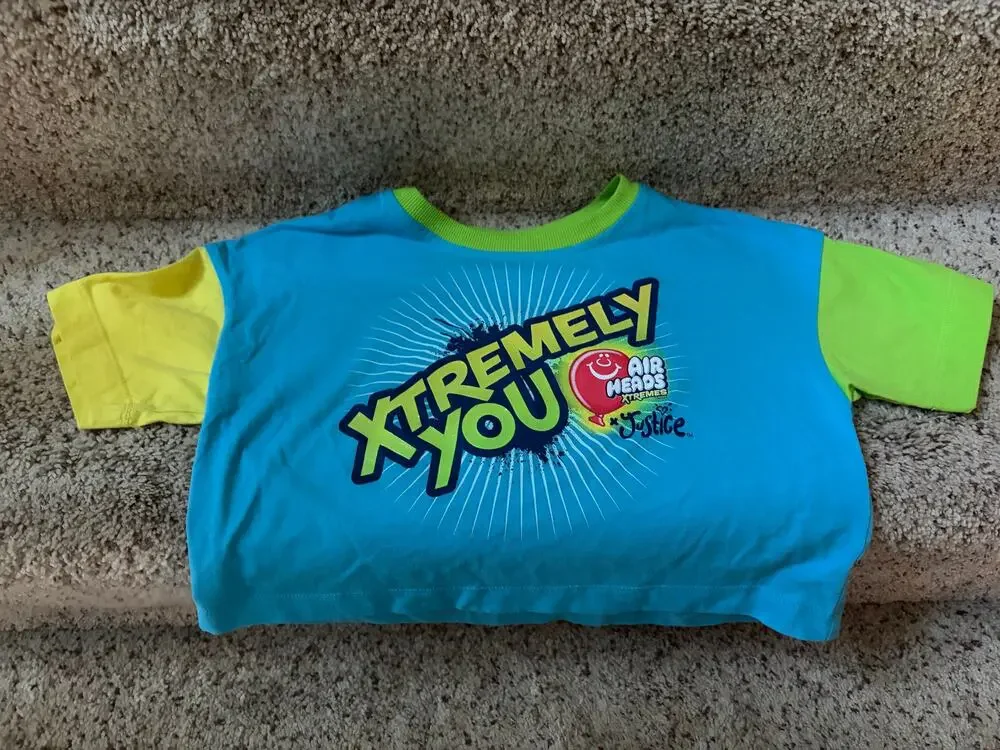 Justice Air Heads crop top girls small